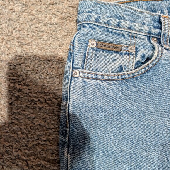 Vintage Calvin Klein Mom Jeans Double Stonewash High Rise 28x30 Classic 90s Y2K - Picture 3 of 14